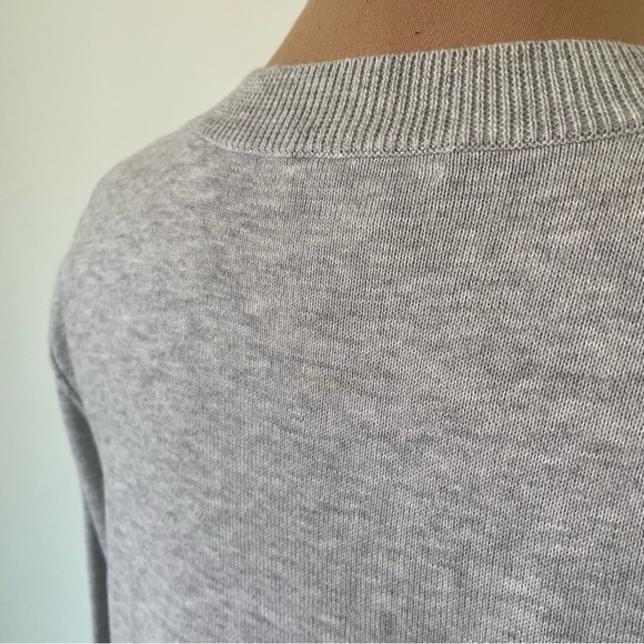 Anthropologie Lisa Todd Frenchie French Bulldog Patchwork Abstract Sweater Sz XS - Picture 11 of 12